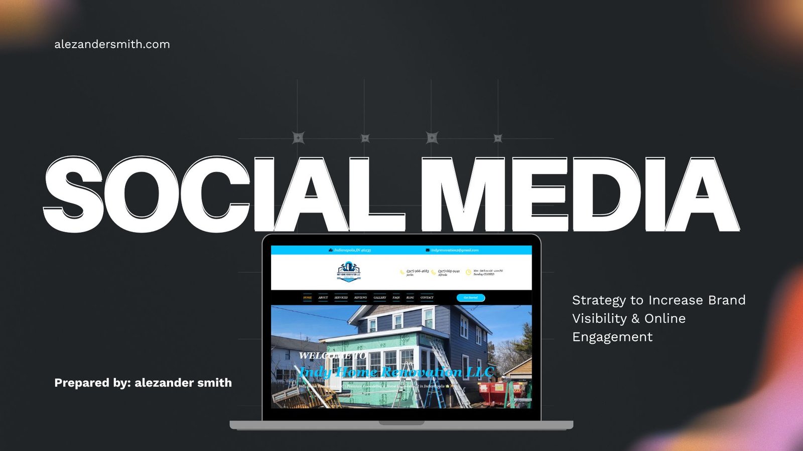 Black Modern Social Media Presentation 2